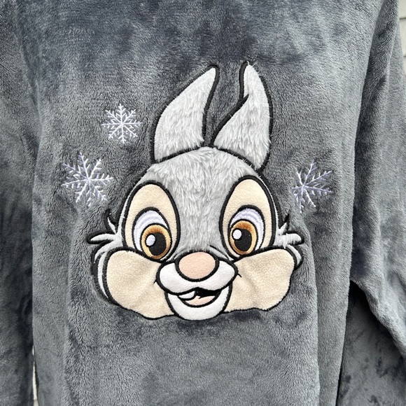 Disney Thumper Gray Fleece with 100th Anniversary Logo- Loungewear Size 3X - Picture 2 of 5
